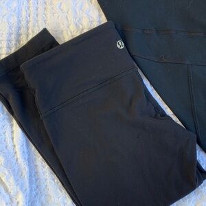 Bundle Two Pairs lululemon athletica Black Capri Leggings